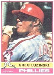 1976 Topps Baseball Cards      610     Greg Luzinski